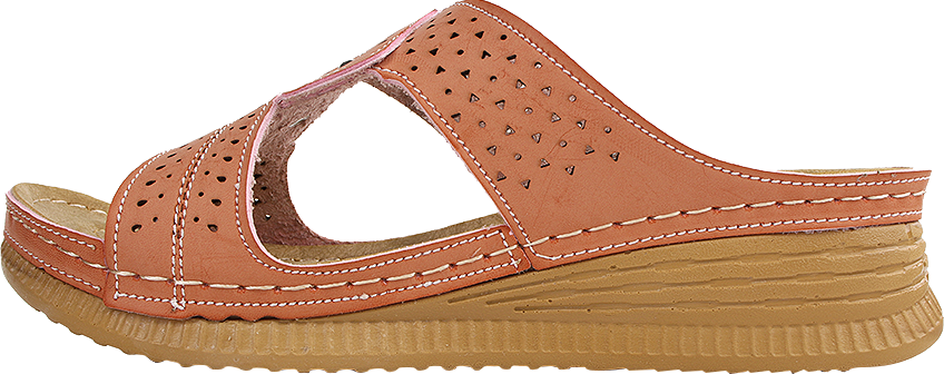 دمپایی زنانه پاریز مدل آیلار کد 78 رنگ کالباسی